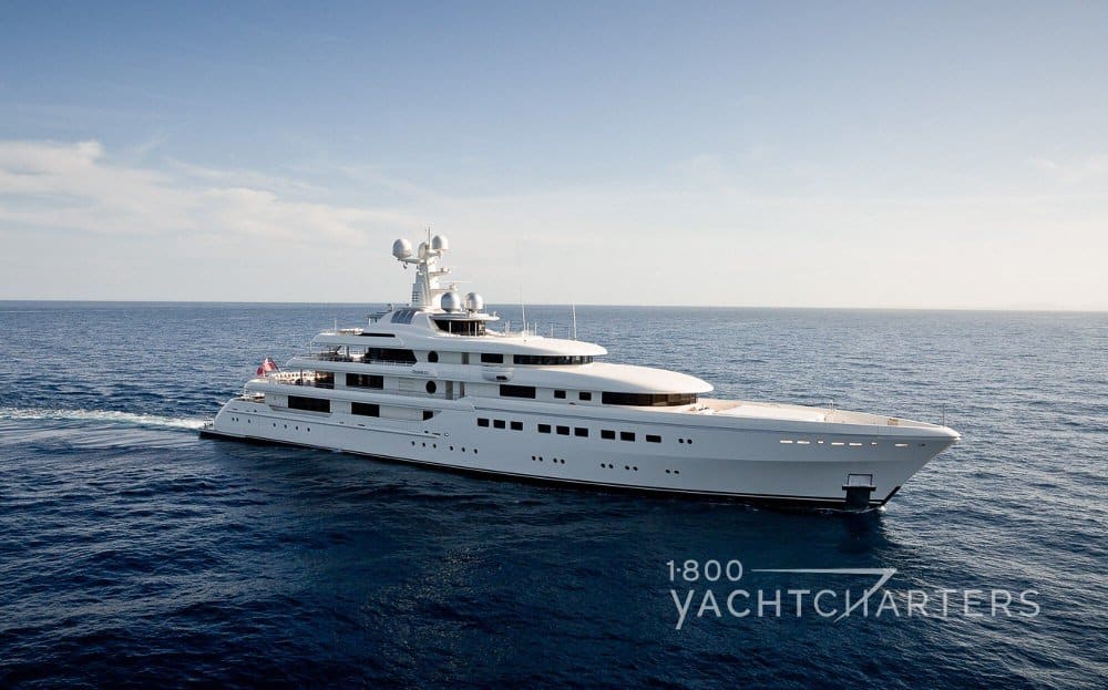 Entries to the Top 100 World's Largest Yachts, 1-800 Yacht Charters